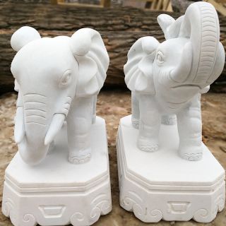 大象石雕厂家企业庭院招财大象