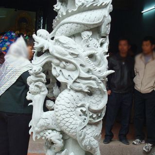 生产寺庙龙柱石雕厂家石刻龙柱