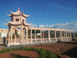 公园园林长廊凉亭_专业厂家按需定制
