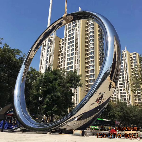 不锈钢戒指_城市广场景观雕塑_厂家图片价格-玉海雕塑