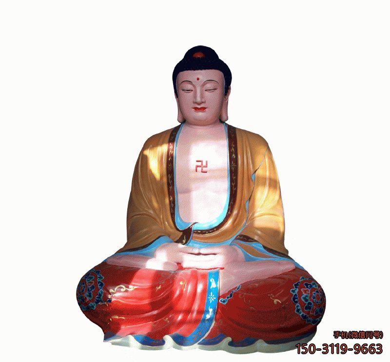 释迦牟尼像_寺庙宗祠彩绘佛像雕塑