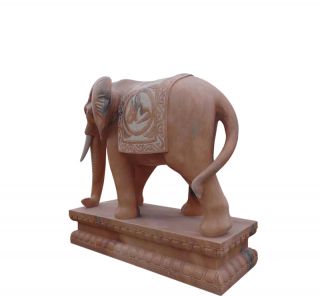 如意大象_园林广场大象动物雕塑