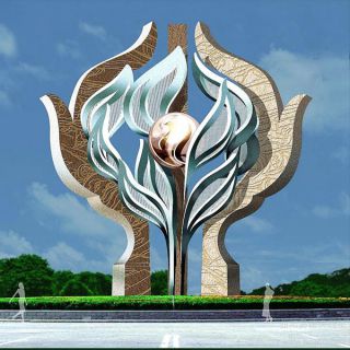 不锈钢雕塑在城市公共环境空间中的应用