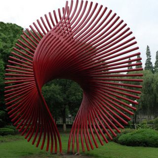 炫_不锈钢公园景观园林艺术雕塑
