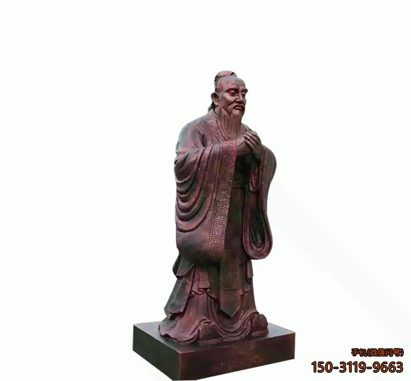 孔子像_校园古代伟人塑像雕塑