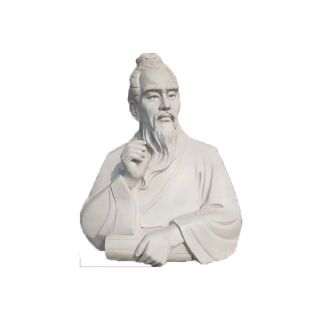 古代名医石雕头像__校园名人半身胸像