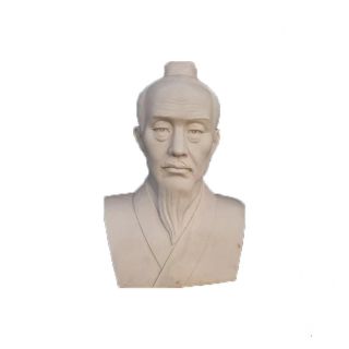 林则徐胸像玻璃钢仿铜古代名人雕塑