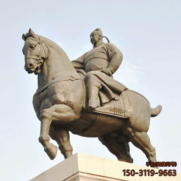 大唐盛世的开创者——唐太宗雕像
