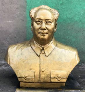 毛主席铸铜头像