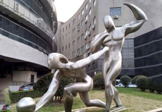 不锈钢雕塑所体现的城市文化