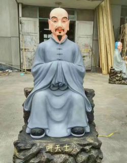 人像雕塑厂彩绘名医叶天士铜雕像