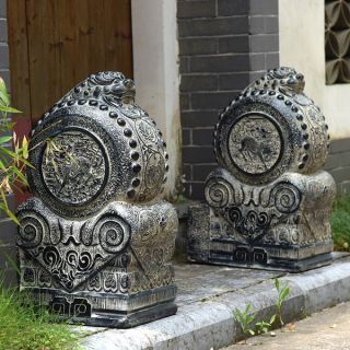 仿古抱鼓石门墩