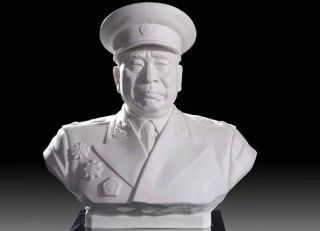 朱德_十大元帅汉白玉头像