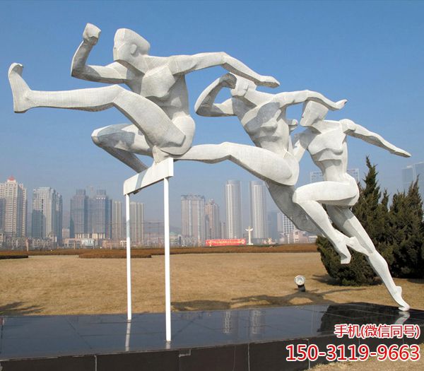 《奔跑》体育公园运动人物系列雕塑