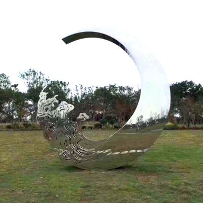 公共艺术领域中的广场不锈钢雕塑