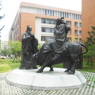 公园小区人物铜雕