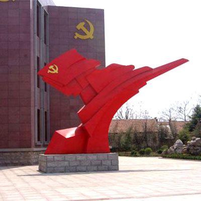 不锈钢党建雕塑的设计理念
