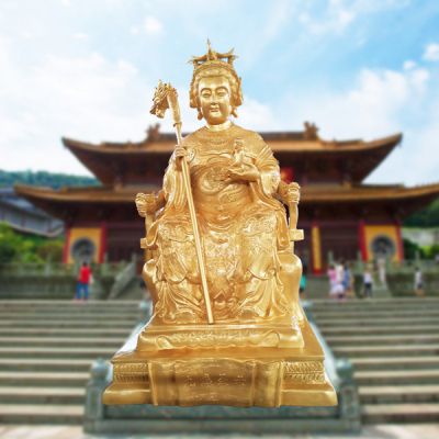 铜雕铜佛像厂家九龙圣母
