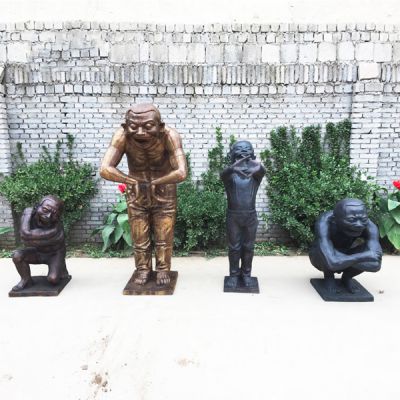 玉海雕塑谈铜雕的寿命