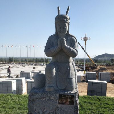 玉海雕塑谈石雕小鹿