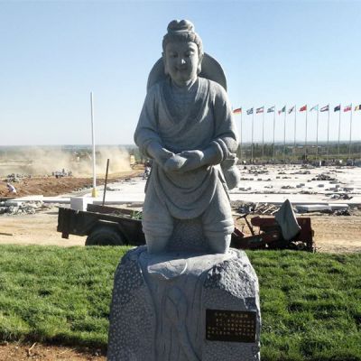 卧冰求鲤_二十四孝人物石雕塑像