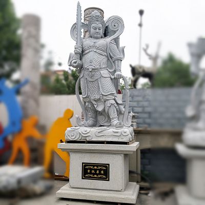 韦陀菩萨青石雕像