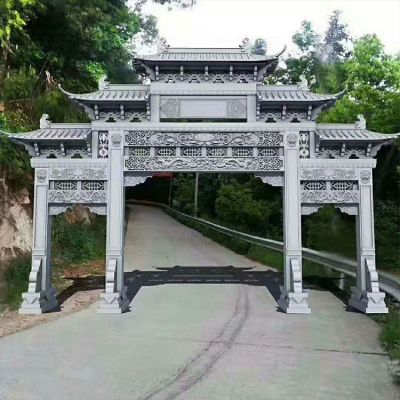 农村古建门楼_园林牌坊图片大全