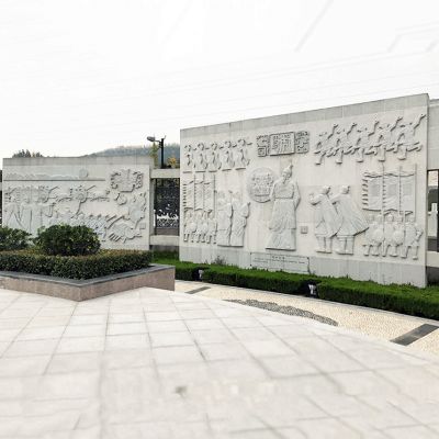 中式石浮雕厂城市广场历史文化浮雕