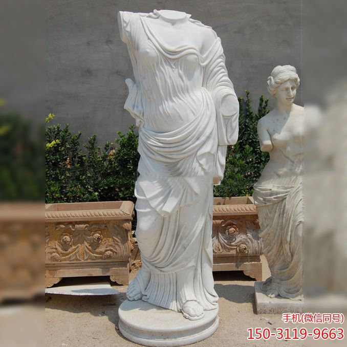 汉白玉断头女神像雕塑
