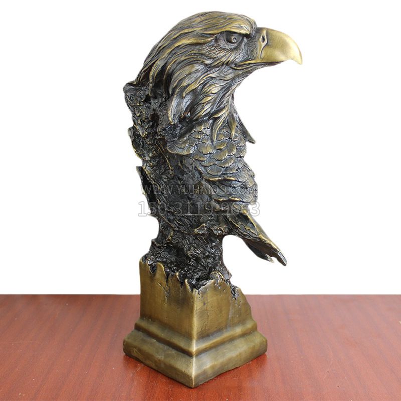 铜雕鹰头雕塑