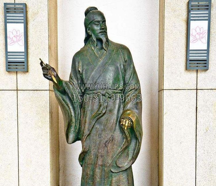 北魏农学家贾思勰铜雕雕塑