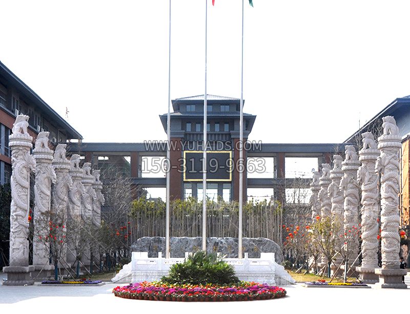 中国华表雕塑-校园园林广场景观装饰雕塑