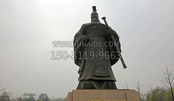 铸铜刘邦雕塑