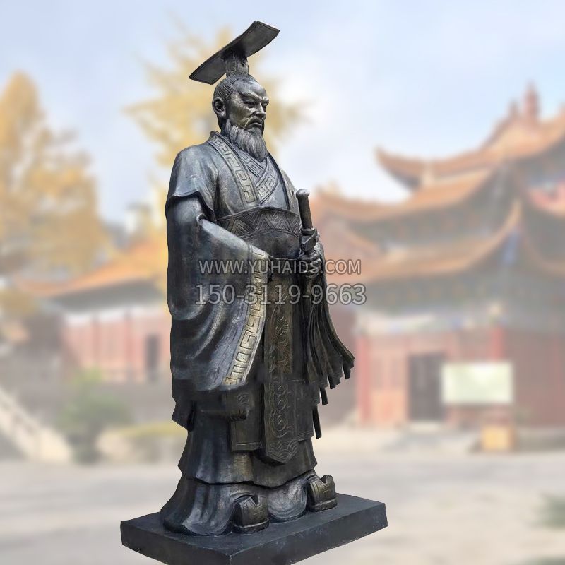 铸铜明太祖雕塑 铸铜明太祖雕塑