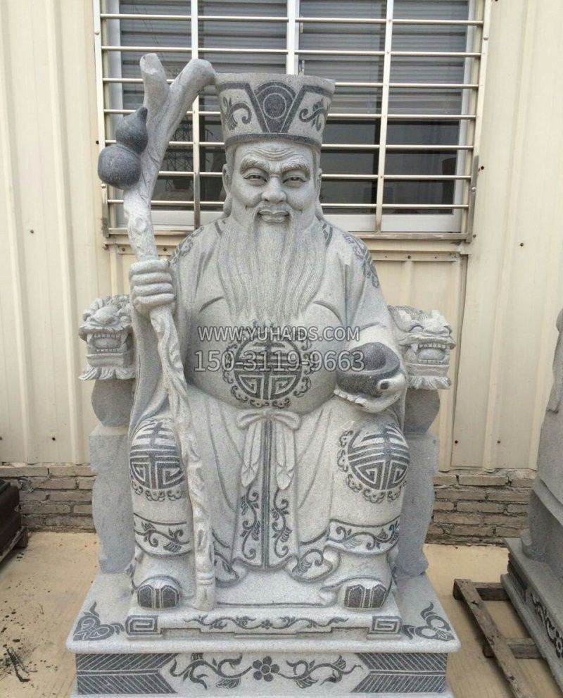 宗教庙宇土地公雕塑