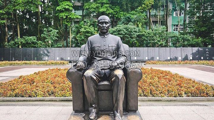坐式孙中山铜雕雕塑