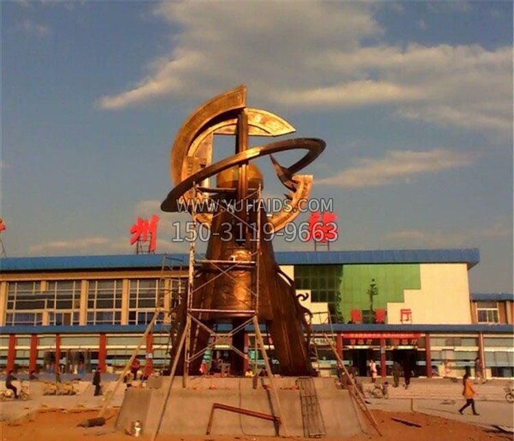 一路平安铜雕雕塑