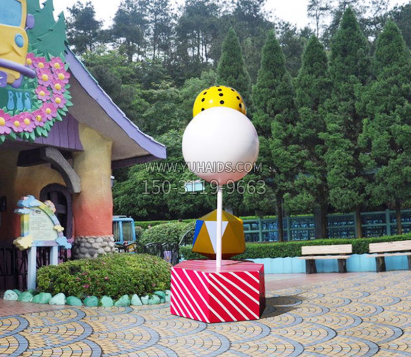 幼儿园不锈钢仿真艺术雕塑