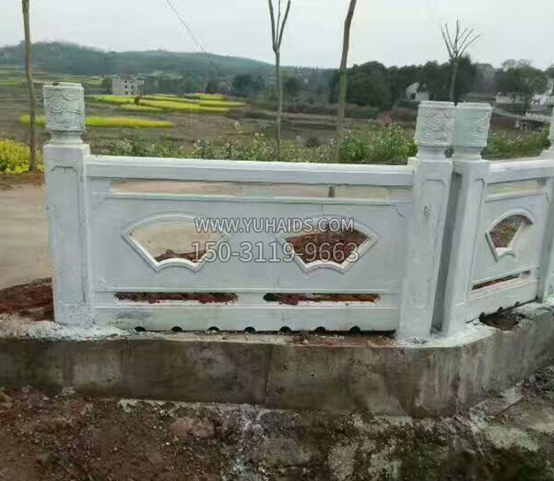 园林大理石景观石栏板石雕 (3)雕塑