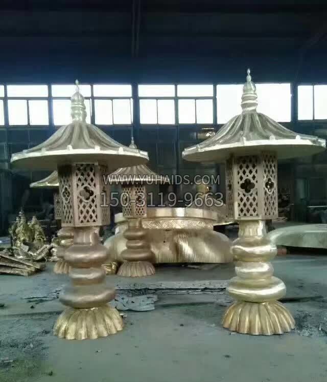 园林灯铜雕雕塑