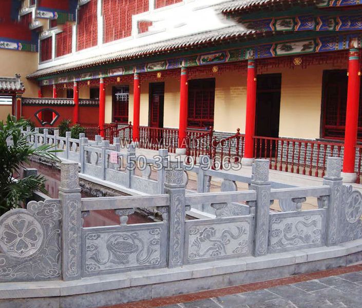 园林仿古石栏板景观石雕 (12)雕塑
