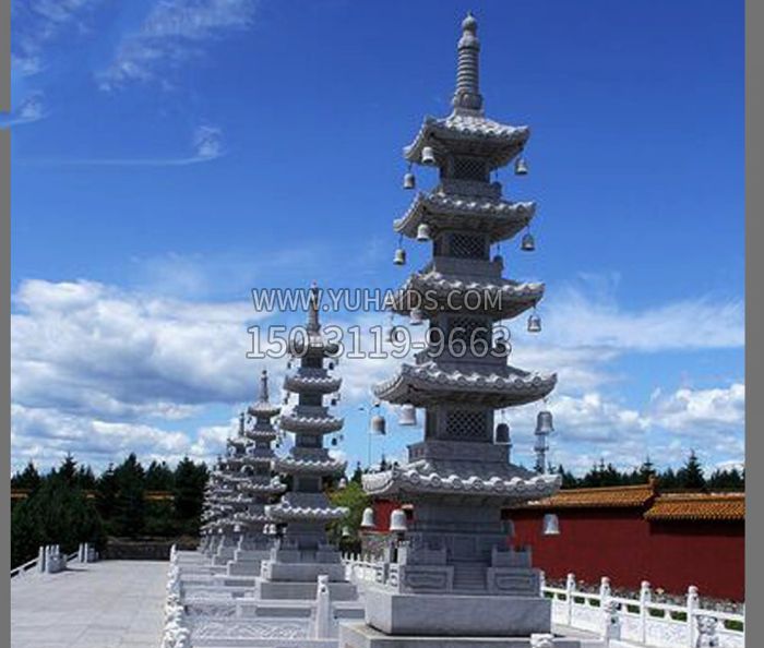 园林景观仿古石塔雕塑