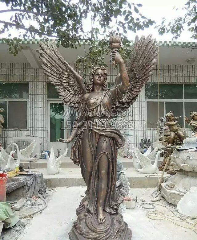 西方天使铜雕雕塑