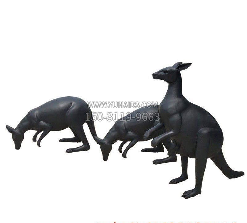铜雕袋鼠雕塑
