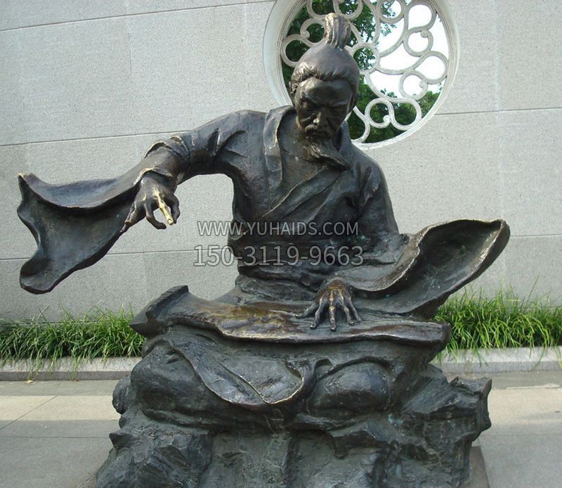 铜雕弹钢琴雕塑