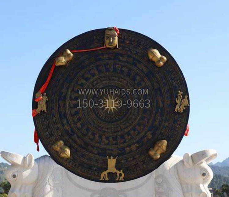 铜雕广场圆形景观摆件雕塑
