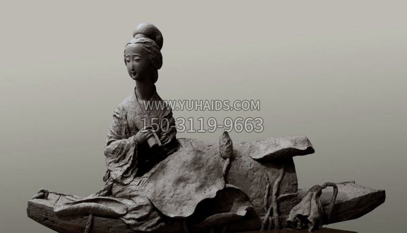 铜雕李清照古代名人雕塑