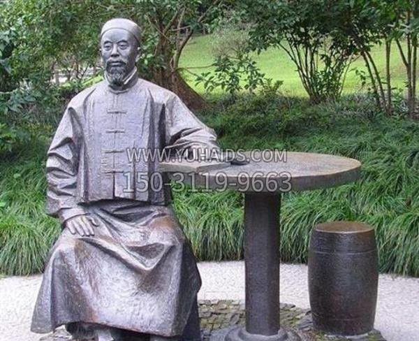 铜雕李鸿章雕塑