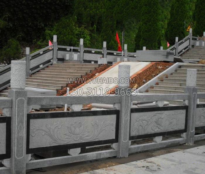 寺庙景观仿古石栏板 (2)雕塑