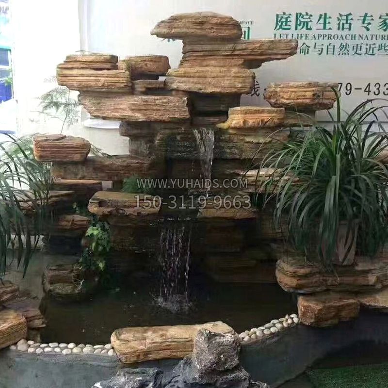 奇石假山流水景观 奇石假山流水景观